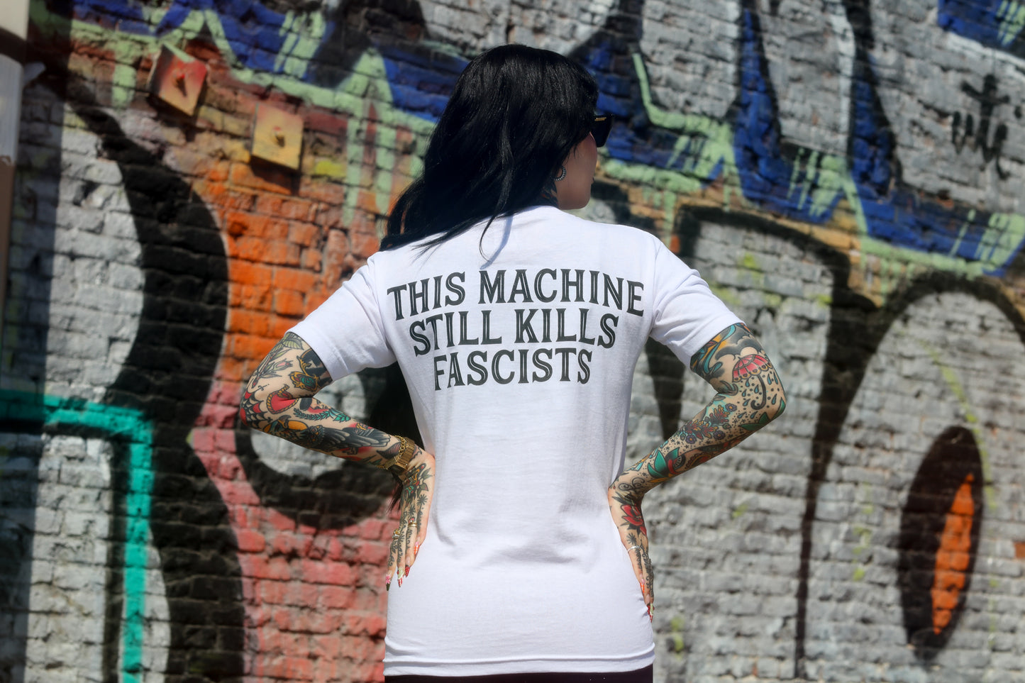 This Machine Still Kills Fascists Cover Redux 2025 T-Shirt (White)