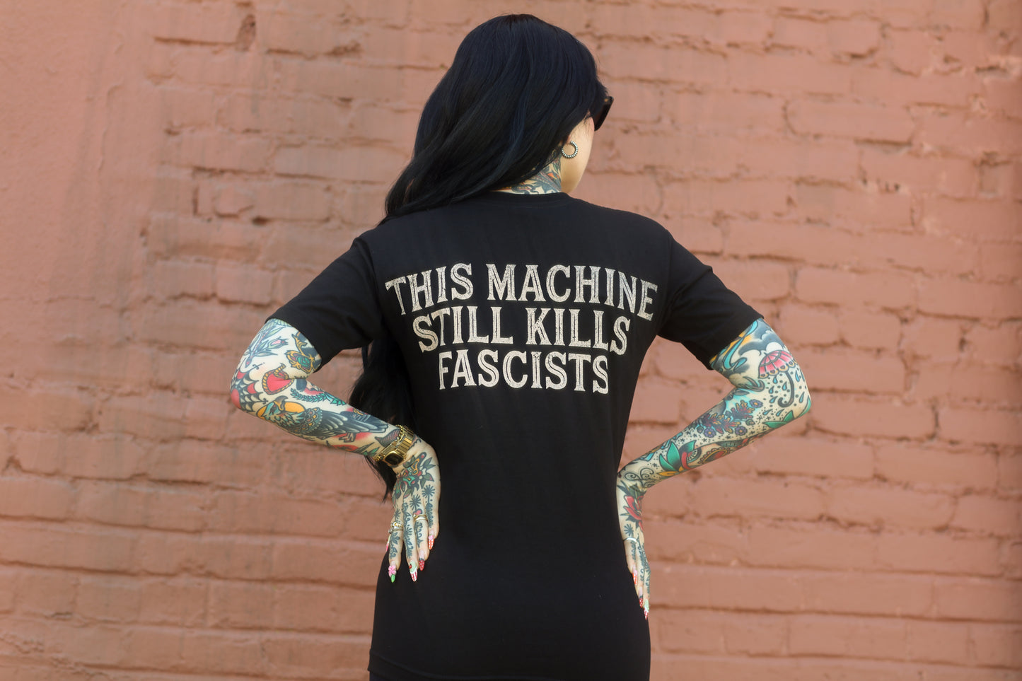 This Machine Still Kills Fascists Cover Redux 2025 T-Shirt (Black)