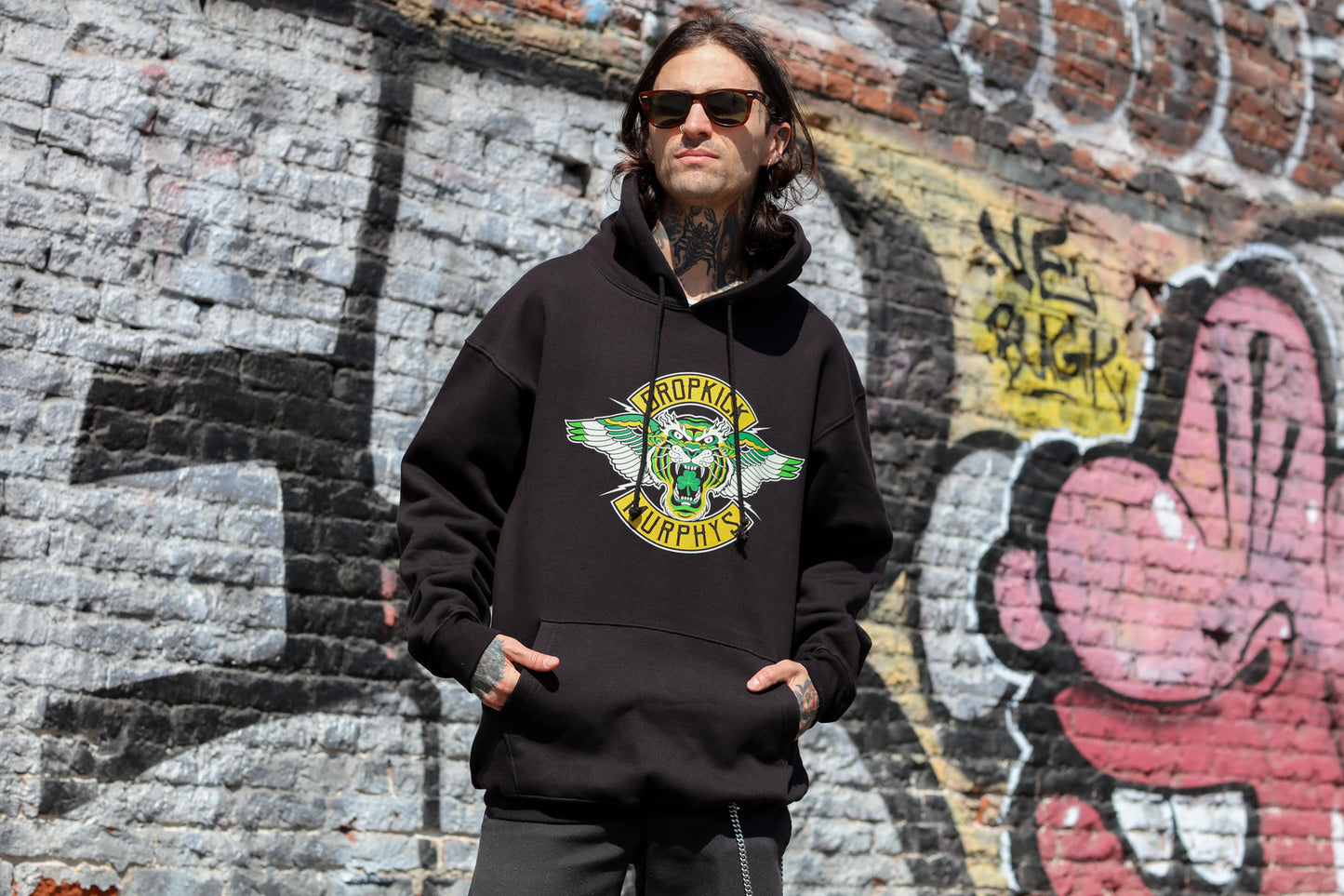 Tiger Lyric Pullover Hoodie (Black)