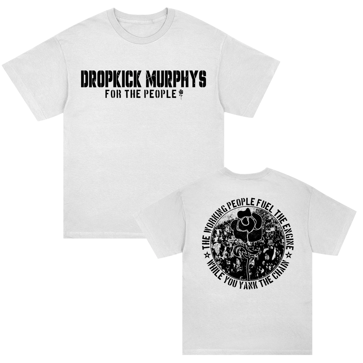 Yank The Chain T-Shirt (White)
