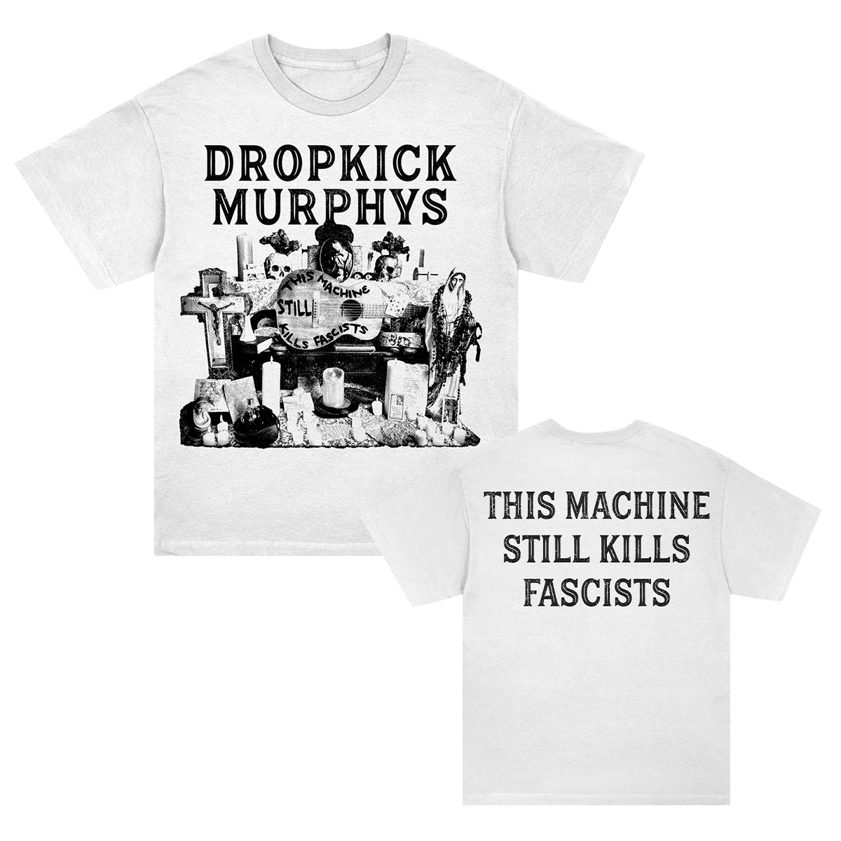 This Machine Still Kills Fascists Cover Redux 2025 T-Shirt (White)