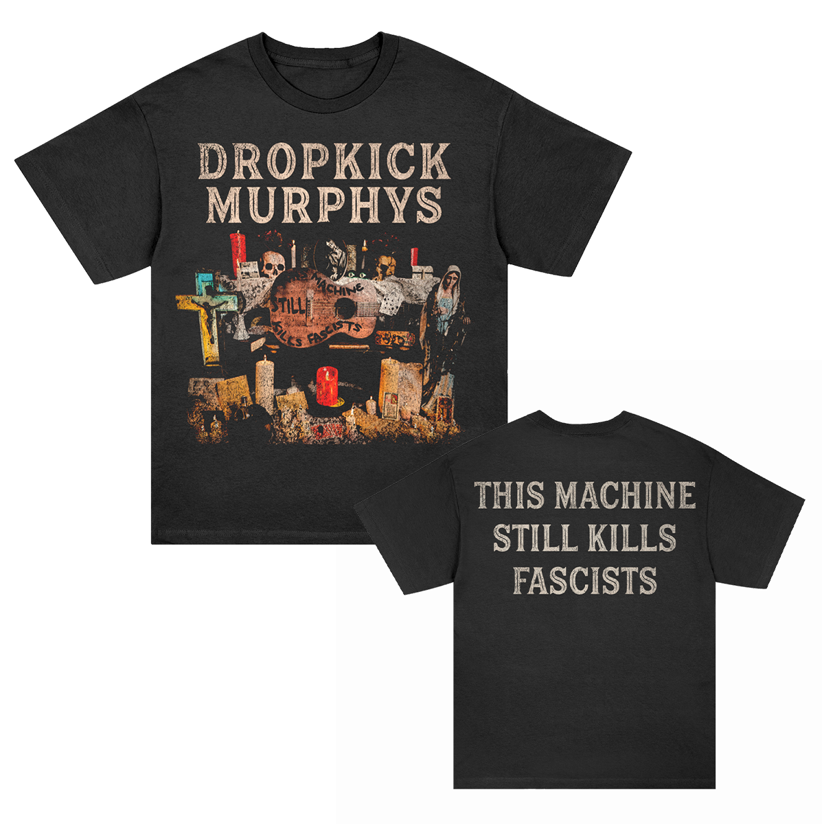 This Machine Still Kills Fascists Cover Redux 2025 T-Shirt (Black)