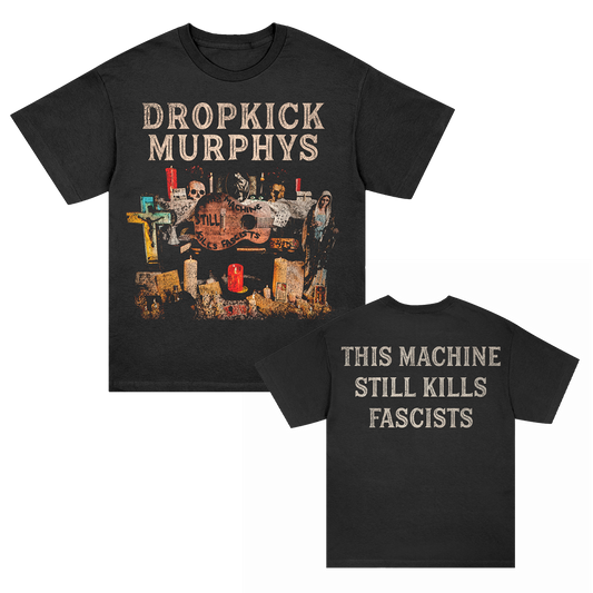 This Machine Still Kills Fascists Cover Redux 2025 T-Shirt (Black)