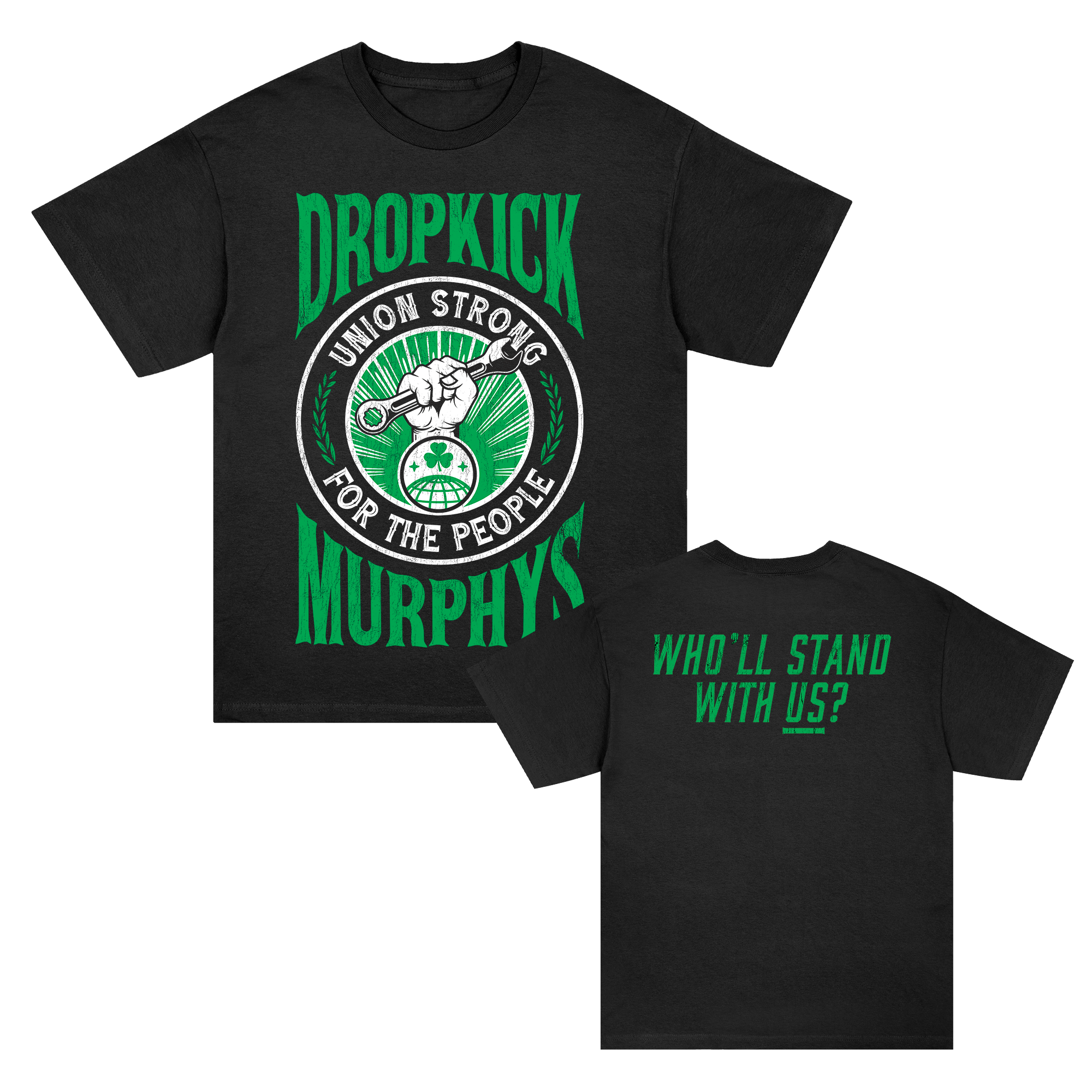 FTP Union Strong T-Shirt (Black) – Dropkick Murphys