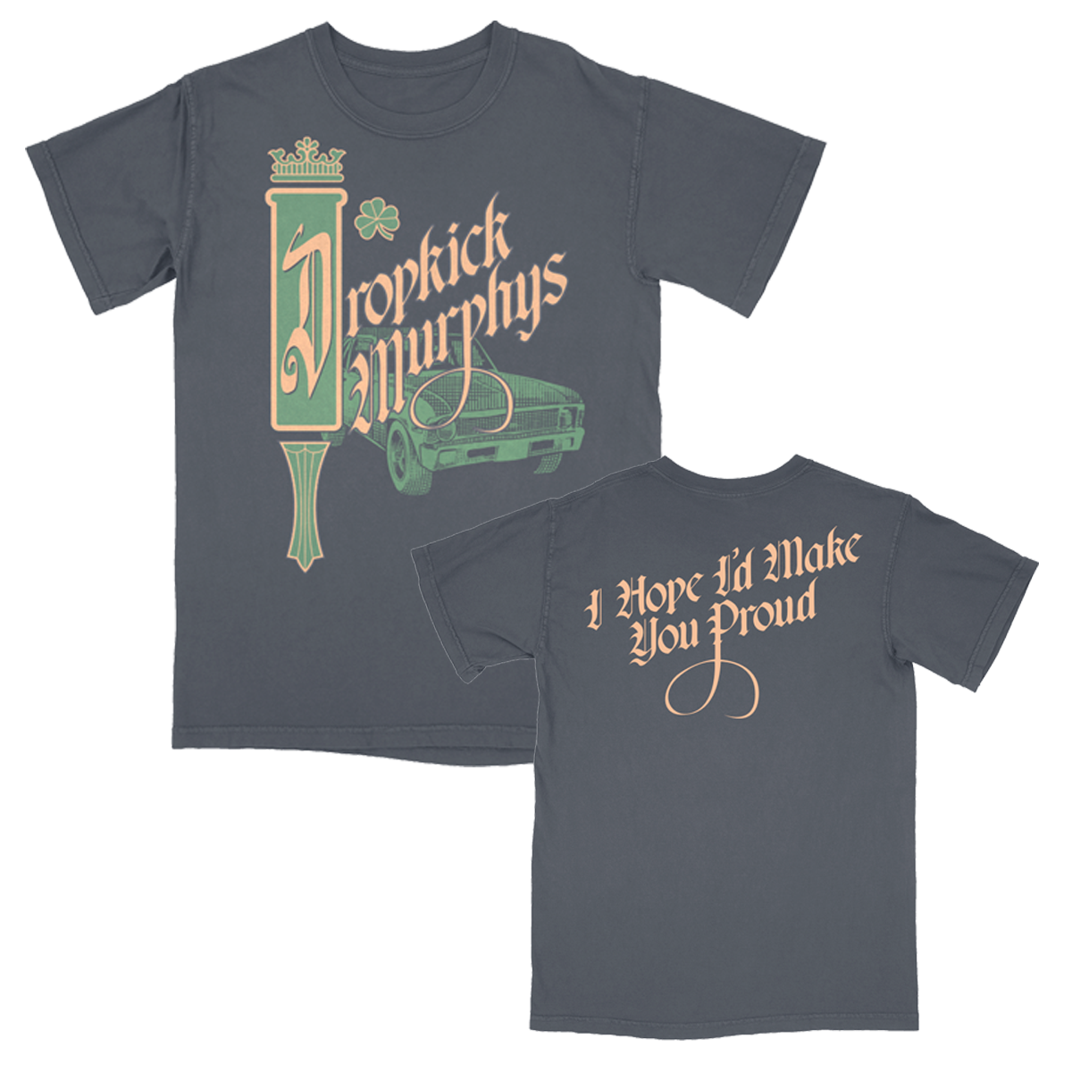 Chesterfields And Aftershave T-Shirt (Vintage Charcoal) – Dropkick