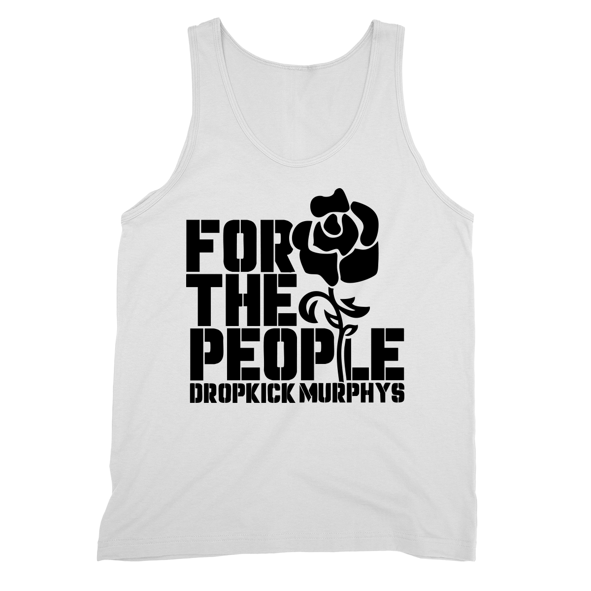 For The People Tank Top (White)