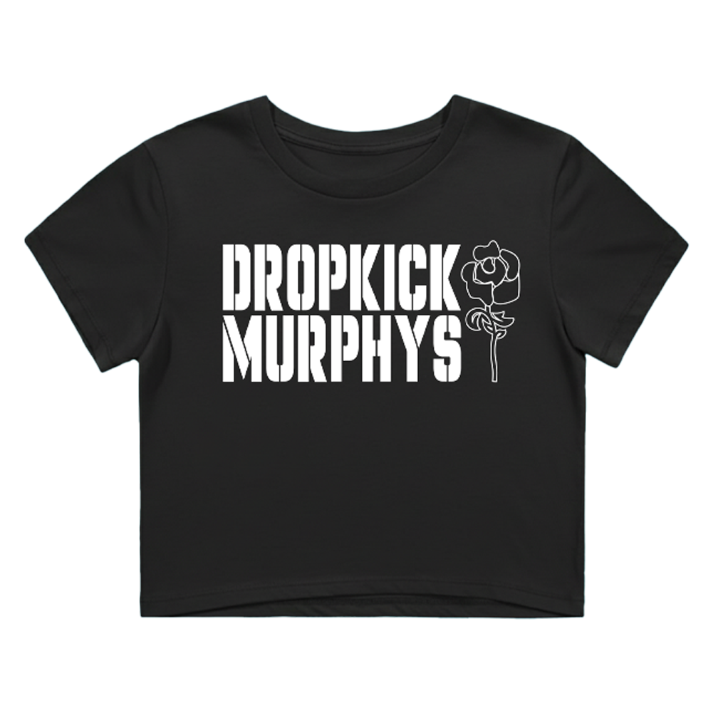 For The People Women's Crop T-Shirt (Black)