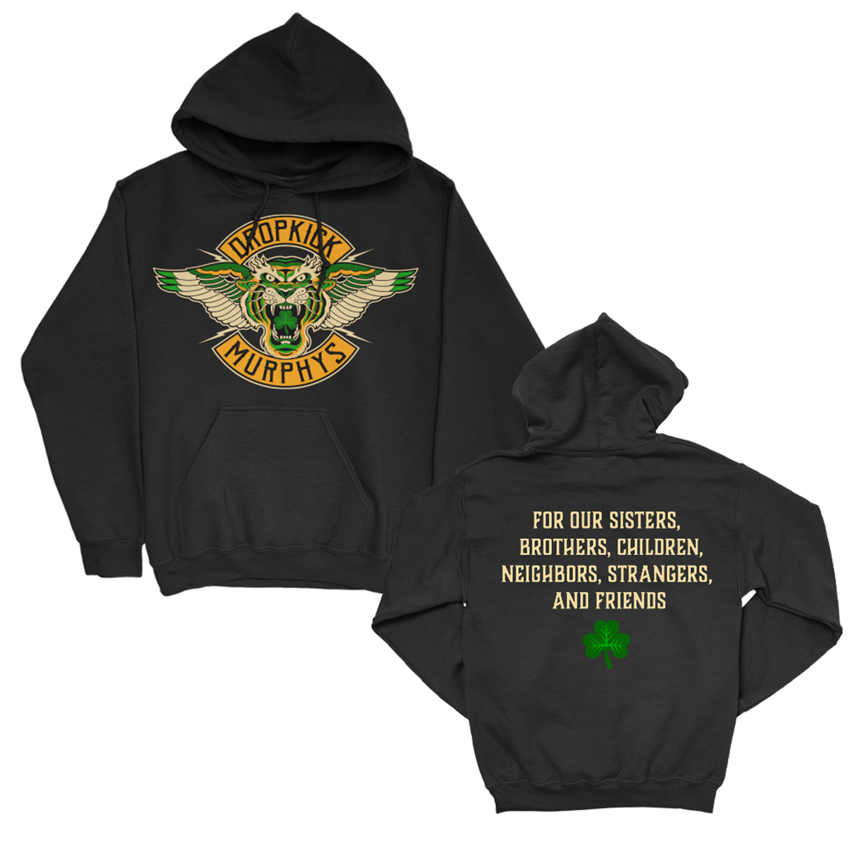 Tiger Lyric Pullover Hoodie (Black)