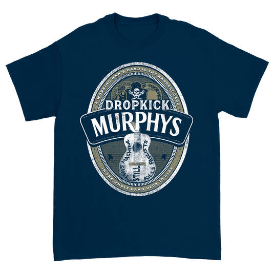 Beer Label T-Shirt (Navy)