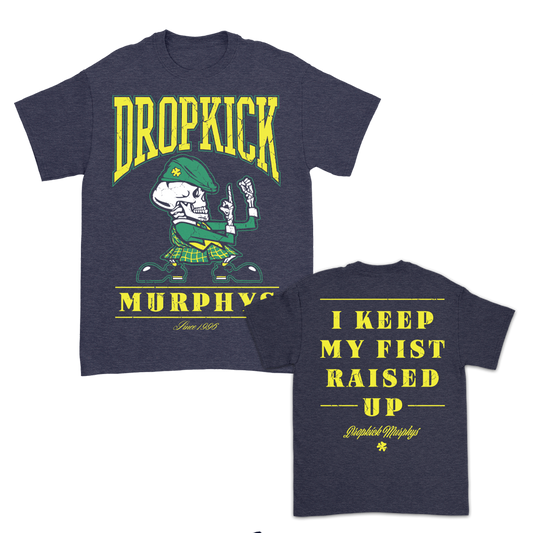 Fists Up Tee (Heather Navy)