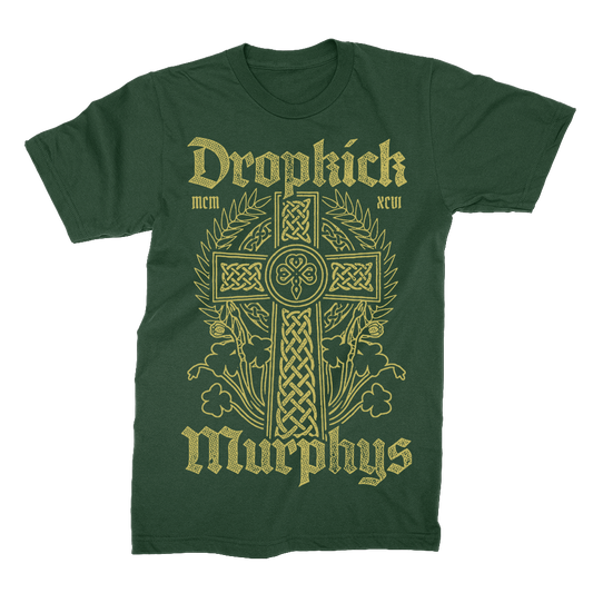 Celtic Cross Logo Tee (Hunter Green)
