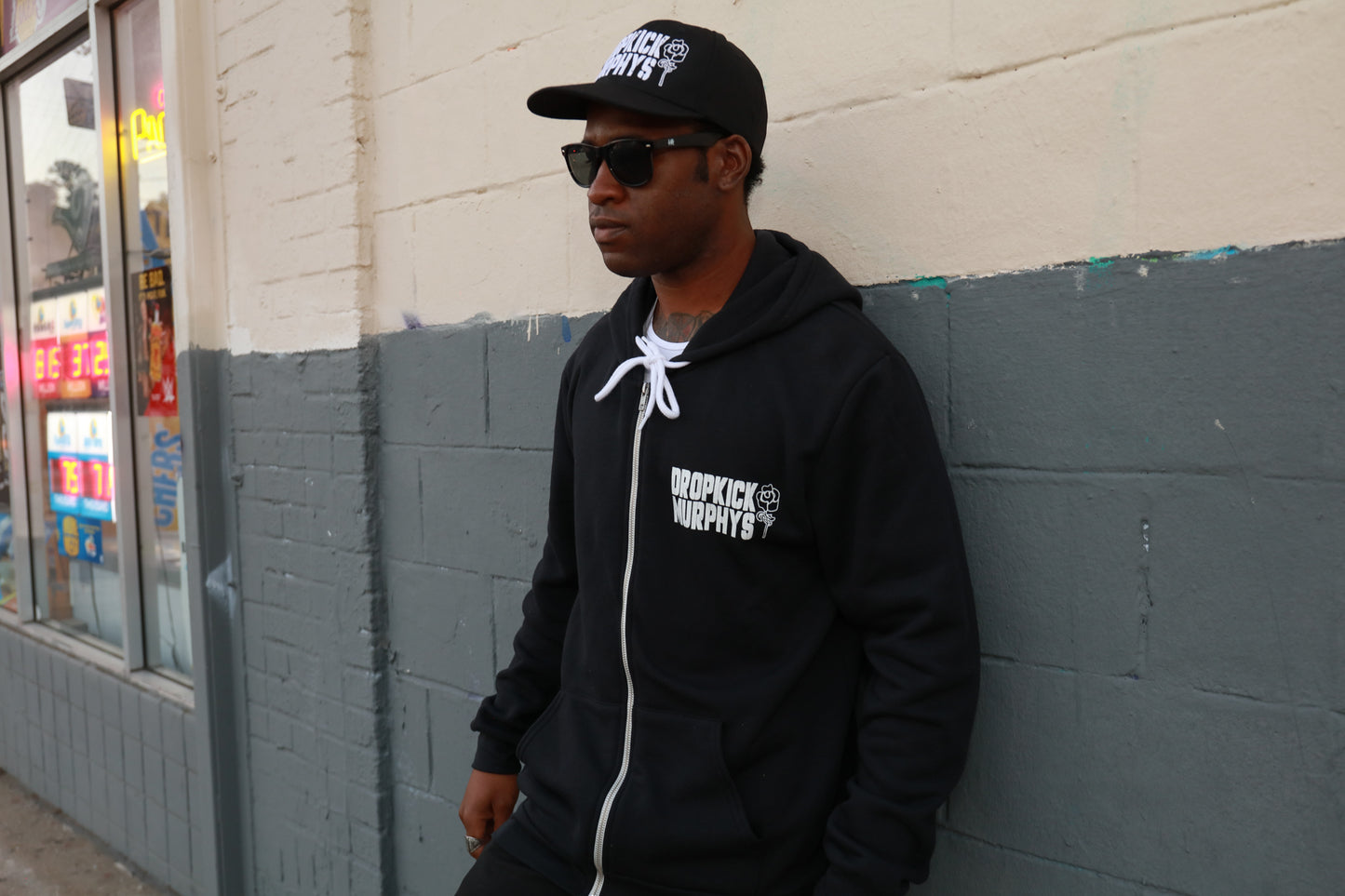 For The People Logo Snapback Hat (Black)