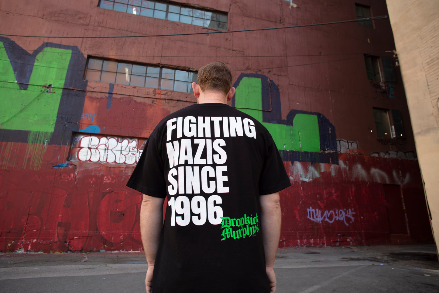 Fighting Nazis Since '96 T-Shirt (Black)