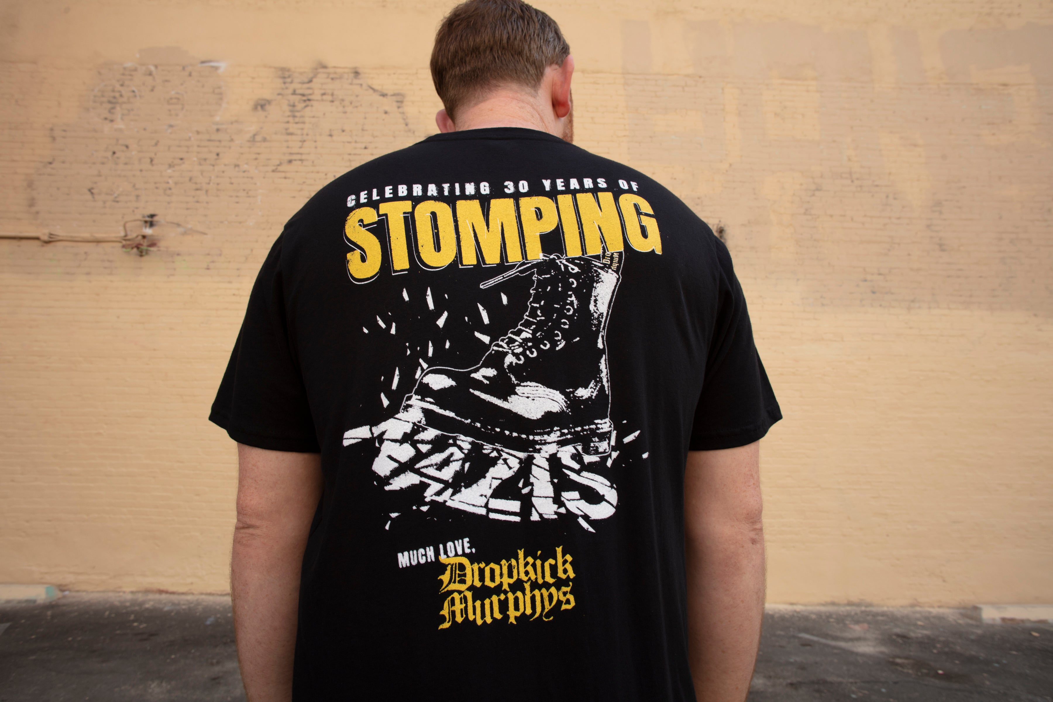 30 Years Of Stomping Nazis T-Shirt (Black) – Dropkick Murphys