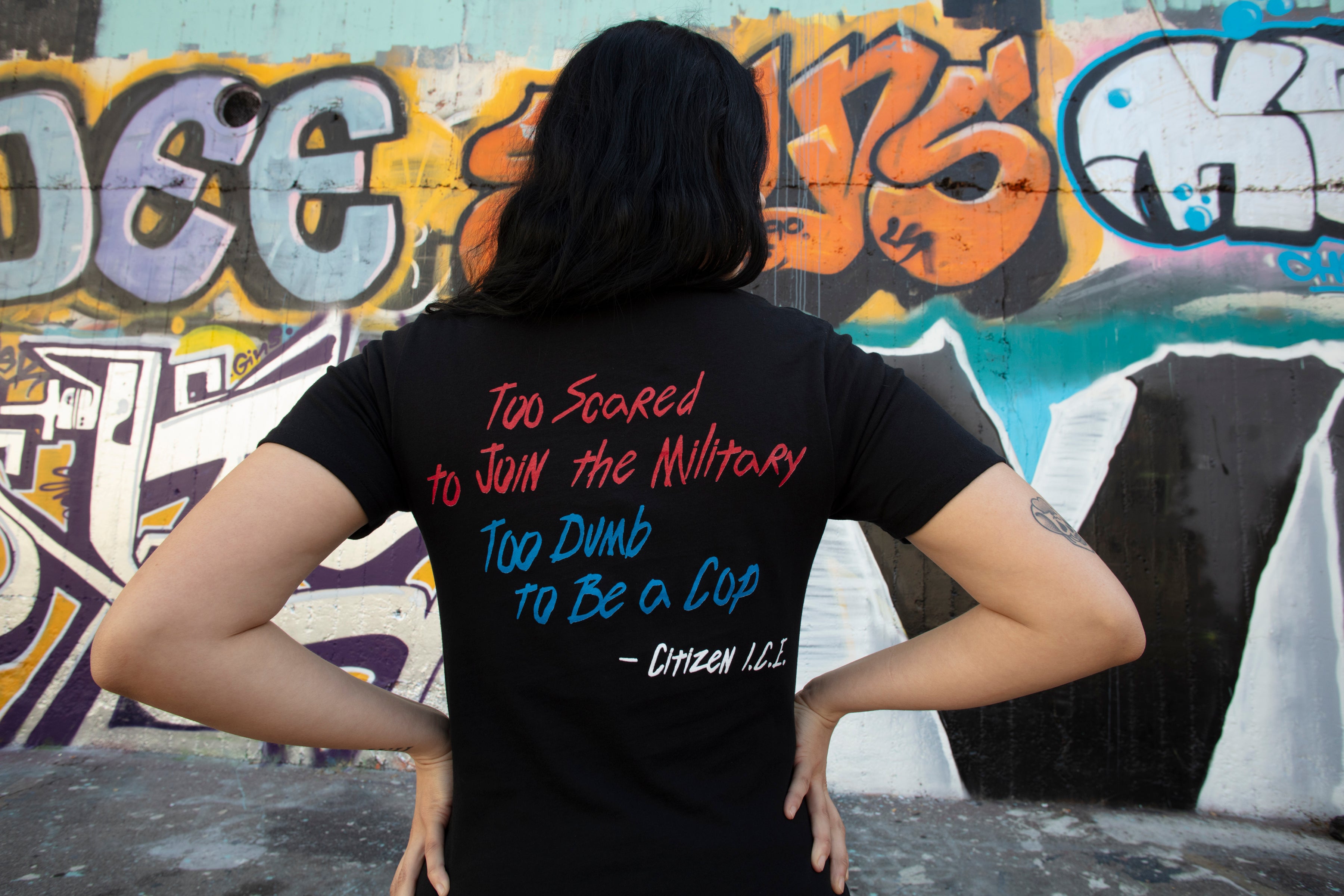 Citizen I.C.E Lyric T-Shirt (Black) – Dropkick Murphys