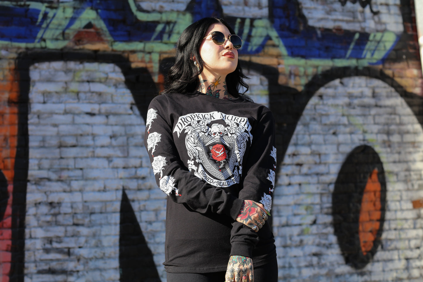 Signed And Sealed In Blood Lyric Long Sleeve (Black)