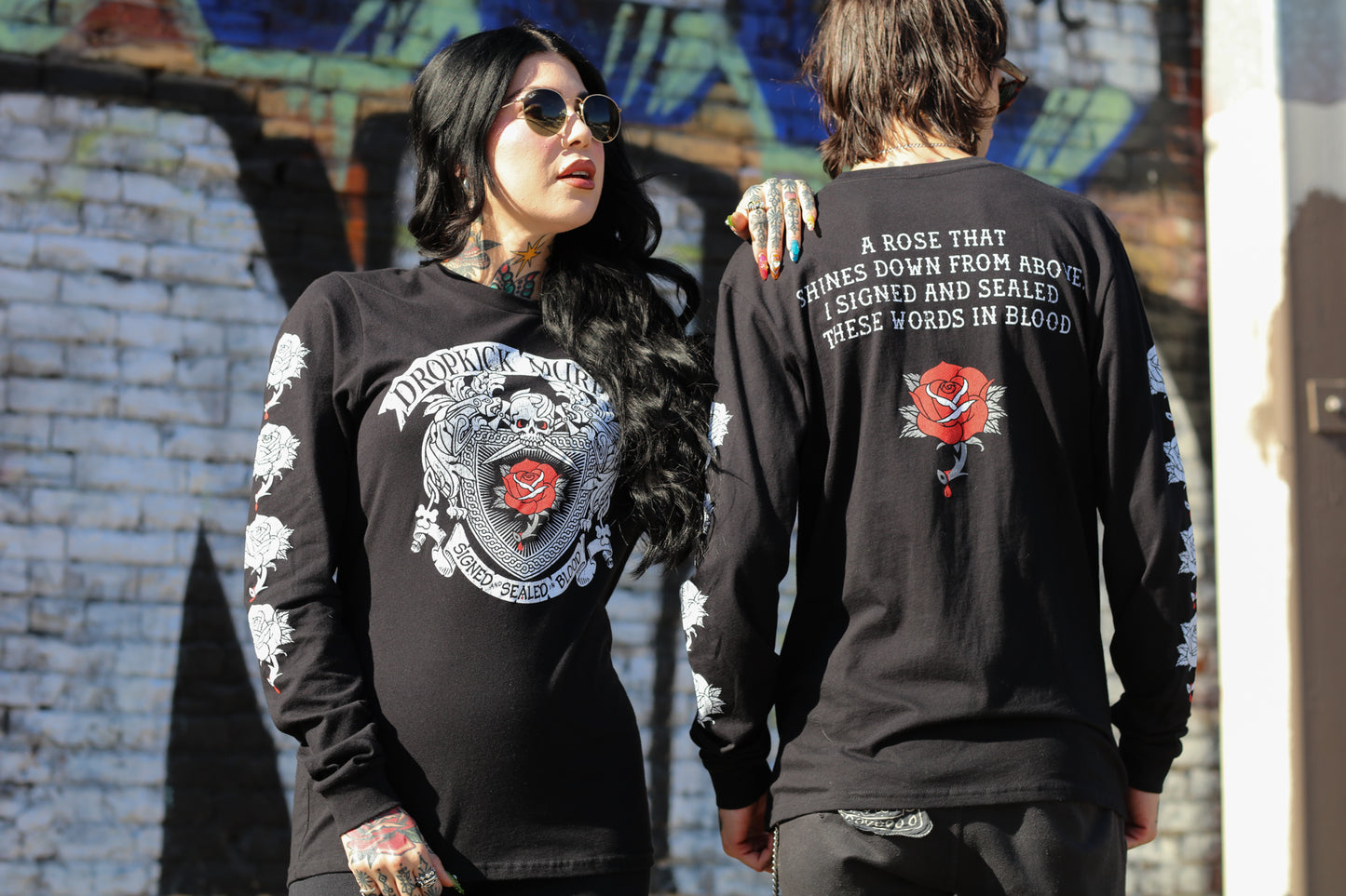 Signed And Sealed In Blood Lyric Long Sleeve (Black)