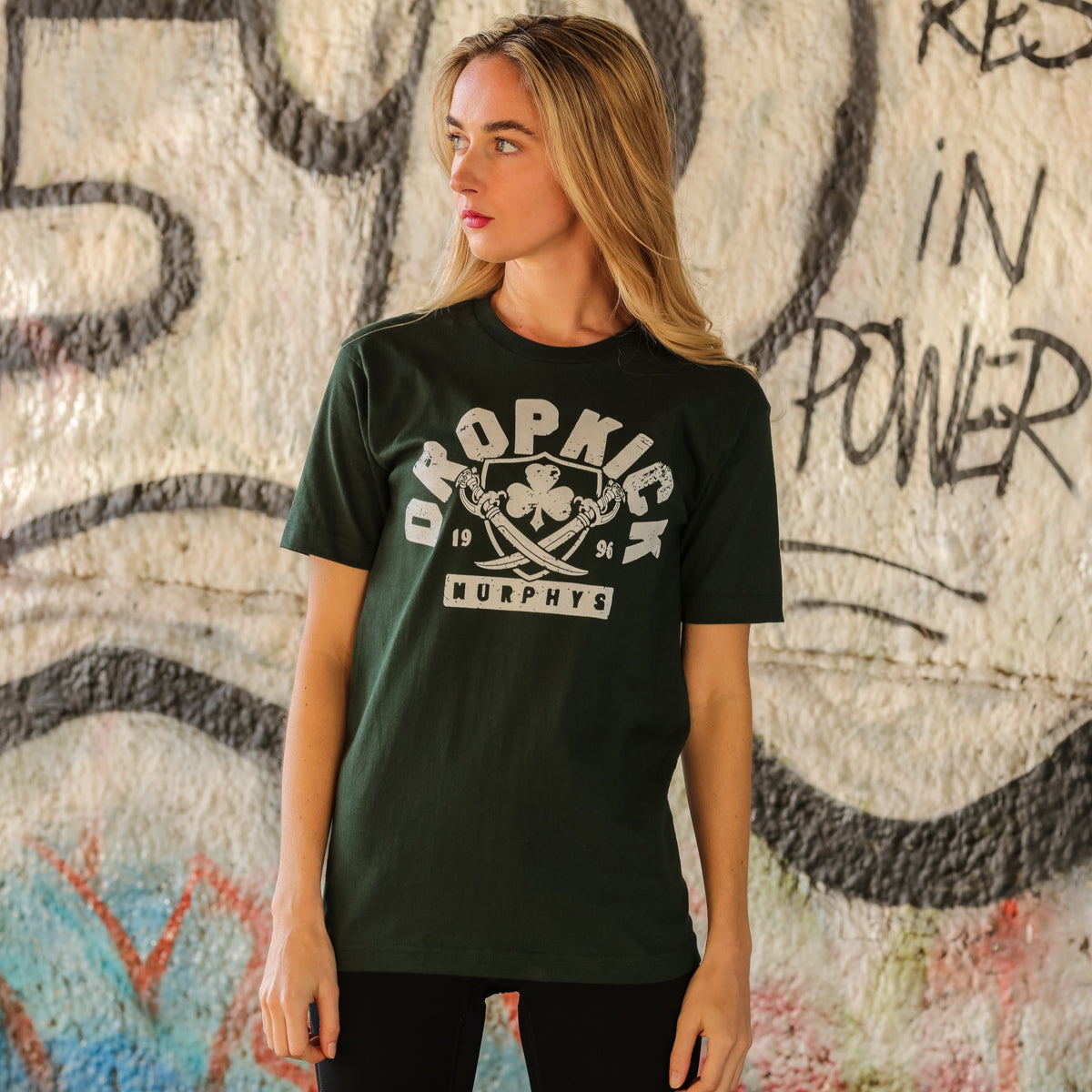 Bruin Badge Tee (Hunter Green)