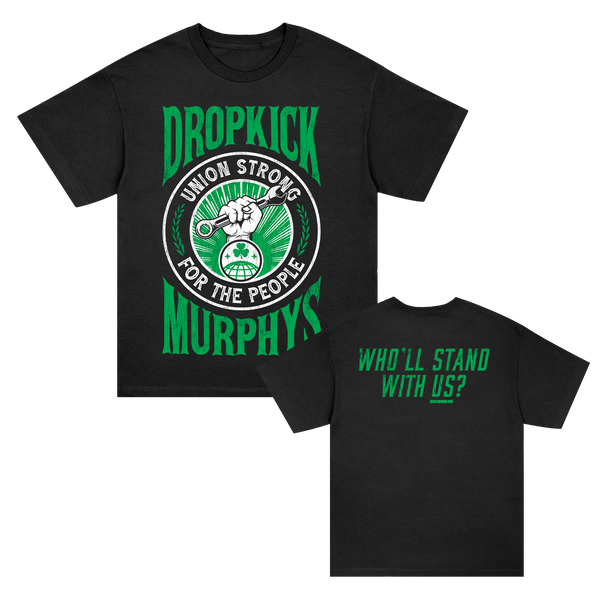 50s~60s フットボールシャツ DAN MURPHY 42 レーヨン FTP Union Strong T-Shirt (Black) – Dropkick Murphys