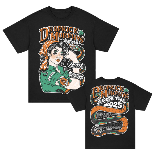 Fall EU Tour 2025 T-Shirt (Black)