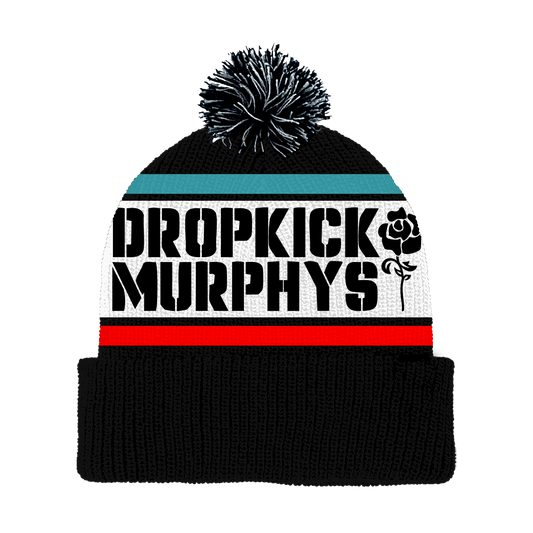 For The People Woven Pom Beanie (Black)