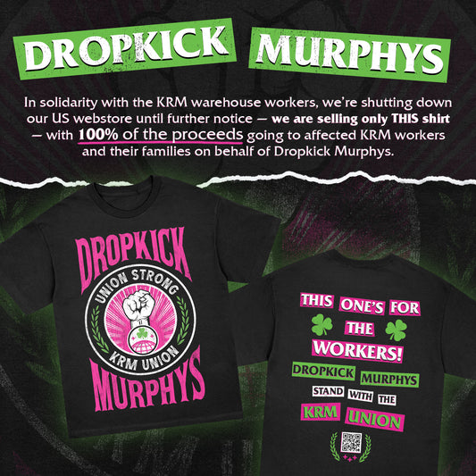 Dropkick Murphys X KRM Union Charity T-Shirt (Black)