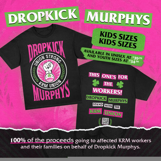 Dropkick Murphys X KRM Union Charity T-Shirt (Black)