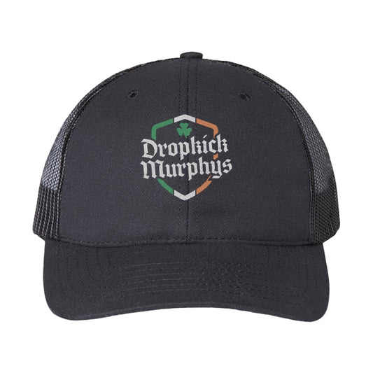Dropkick Murphys Ire Shield Trucker Hat (Black)