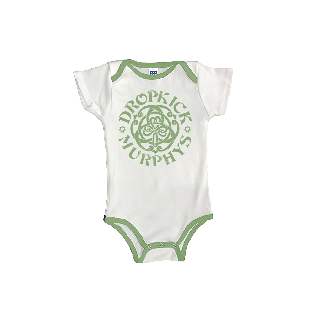 Celtic Onesie (White/Light Green)